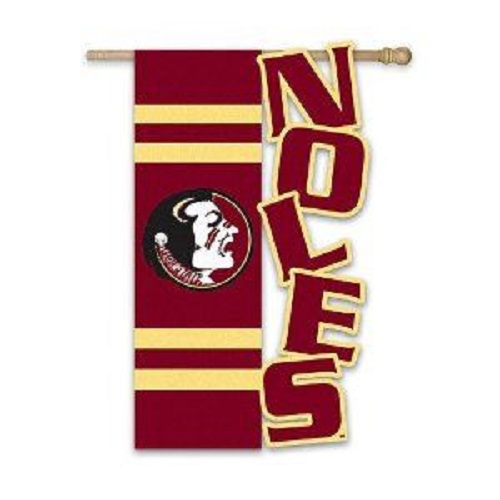 Picture of Florida State Seminoles Flag Garden Style Applique Sculpted