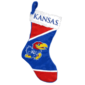 Kansas Jayhawks Holiday Stocking - Colorblock 2014
