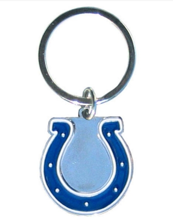 Picture of Indianapolis Colts Chrome Logo Cut Keychain