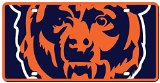 Picture of Chicago Bears License Plate - Acrylic Mega Style