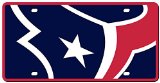 Picture of Houston Texans License Plate - Acrylic Mega Style