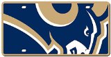 Picture of Los Angeles Rams License Plate - Acrylic Mega Style