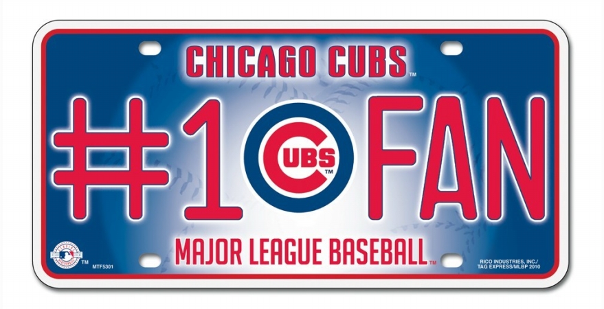 Picture of Chicago Cubs License Plate #1 Fan