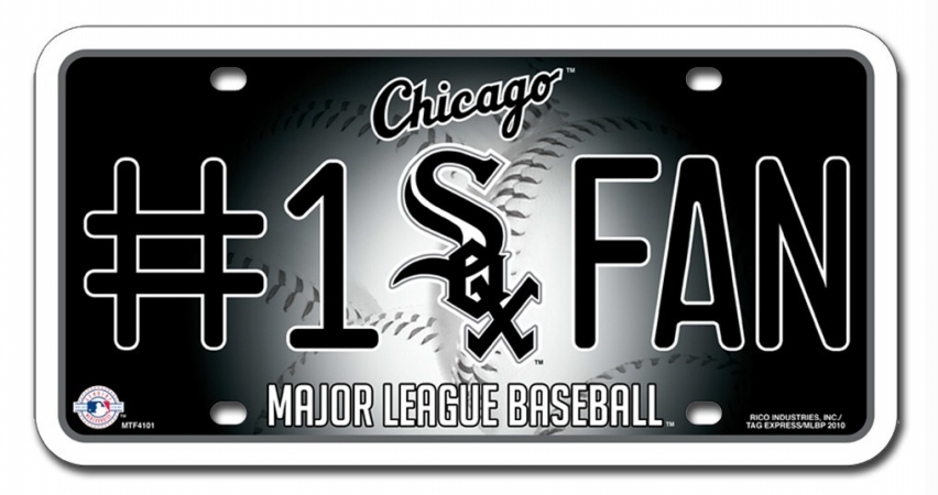 Picture of Chicago White Sox License Plate #1 Fan