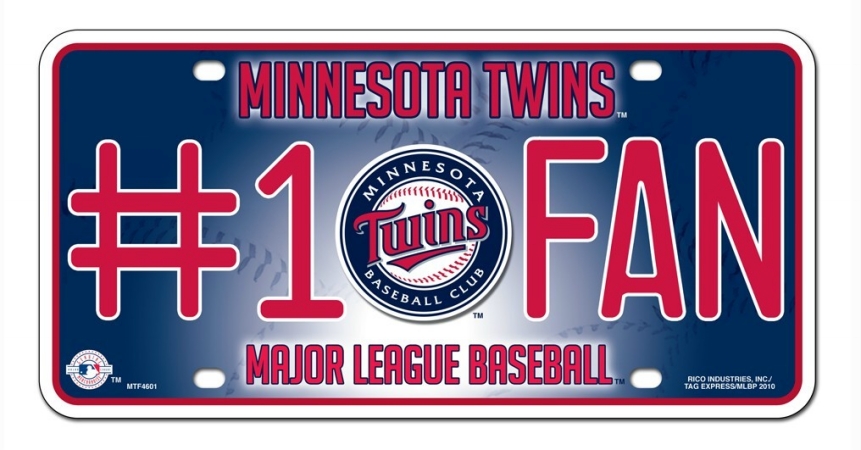 Picture of Minnesota Twins License Plate #1 Fan