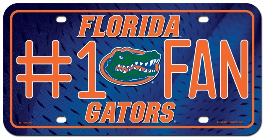 Picture of Florida Gators License Plate #1 Fan