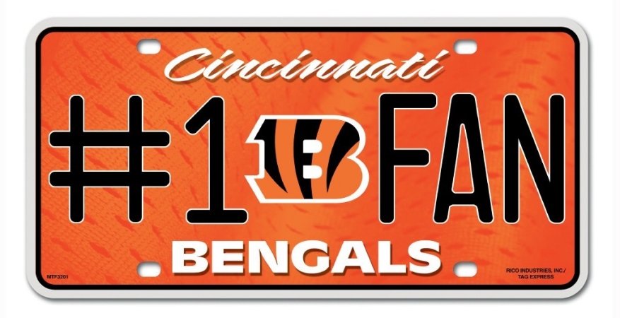 Picture of Cincinnati Bengals License Plate #1 Fan