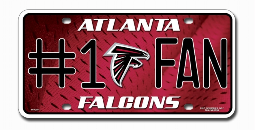Picture of Atlanta Falcons License Plate #1 Fan