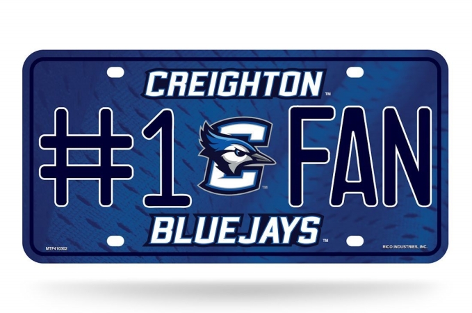 Picture of Creighton Bluejays License Plate #1 Fan