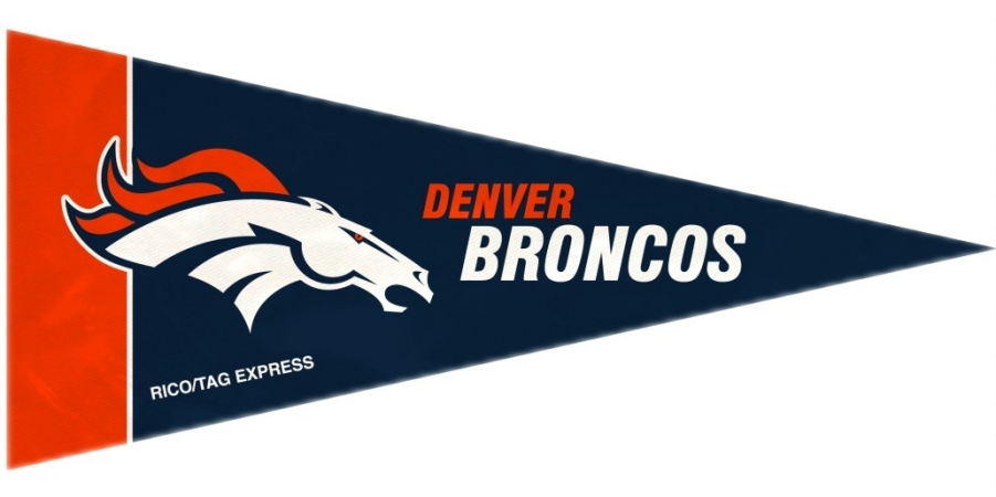 Picture of Denver Broncos Pennant Set Mini 8 Piece