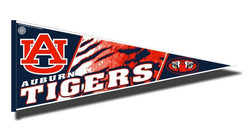 Picture of Auburn Tigers Pennant 12x30 Carded Rico