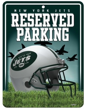 Picture of New York Jets Metal Parking Sign