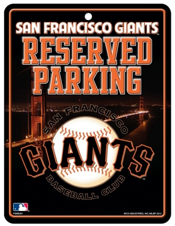 Picture of San Francisco Giants Sign Metal Parking