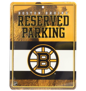 Picture of Boston Bruins Metal Parking Sign