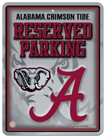 Picture of Alabama Crimson Tide Sign Metal Parking