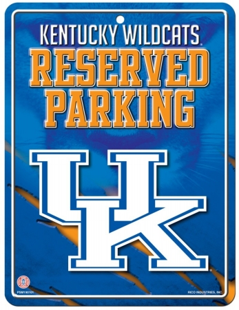 Picture of Kentucky Wildcats Metal Parking Sign