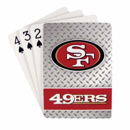 Picture of San Francisco 49ers Playing Cards - Diamond Plate