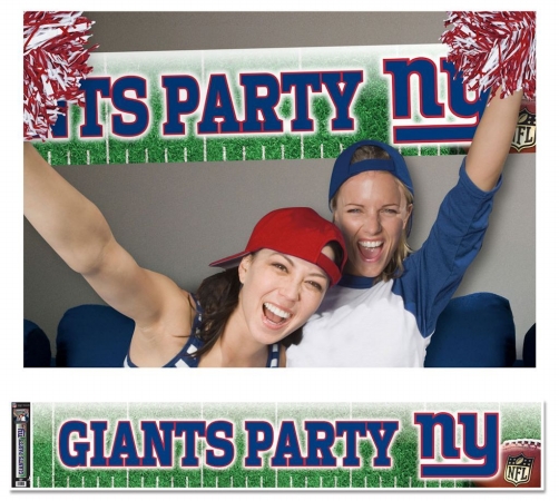 Picture of New York Giants Banner 12x65 Party Style Special Order