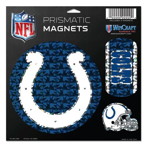 Picture of Indianapolis Colts Magnets 11x11 Prismatic Sheet
