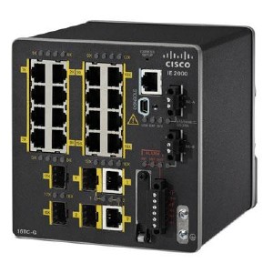 Picture of Cisco IE-2000-16TC-G-E Ethernet Switch - 20 Ports - Manageable - 16 X Rj-45 - 4 X Expansion Slots