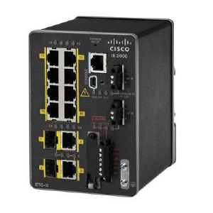 Picture of Cisco IE-2000-8TC-G-B Ethernet Switch - 8 Ports - Manageable - 10 X Rj-45 - 2 X Expansion Slots