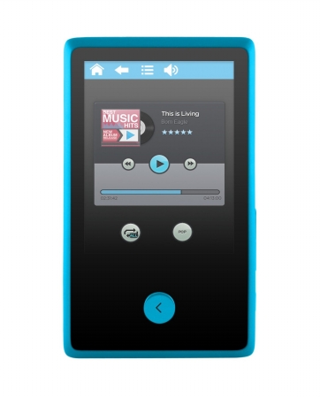 Ematic EM318VIDBU 2.4 in. MP3 Video Player, Blue