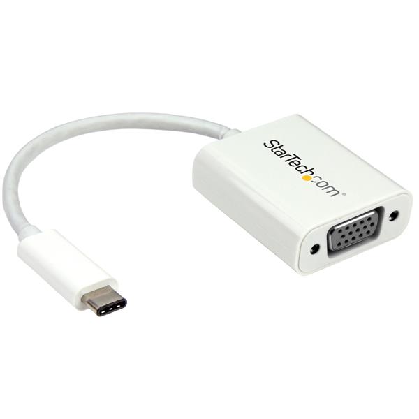 USB C To VGA Adapter - White