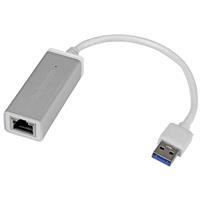 USB 3.0 to Gigabit Network Adapter - Silver