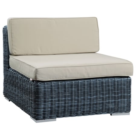 EEI-1868 Summon Outdoor Patio Armless, Canvas Antique Beige