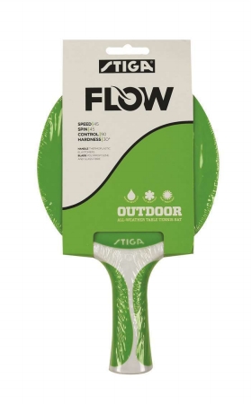 Flow Outdoor Table Tennis Racket- Green -  Stiga, ST1083662