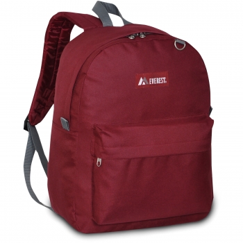 Picture of Everest 2045CR-BURG Classic Backpack - Burgundy