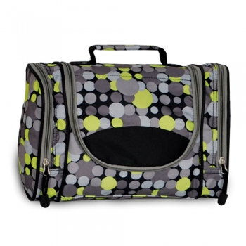 Picture of Everest 578DLX-YE-GRY DOT Deluxe Toiletry Bag - Yellow Gray Dot