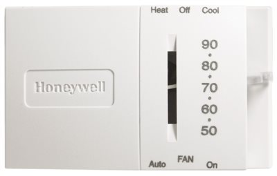 T8034N1007 24 Volt Honeywell Single-Stage Thermostat, White