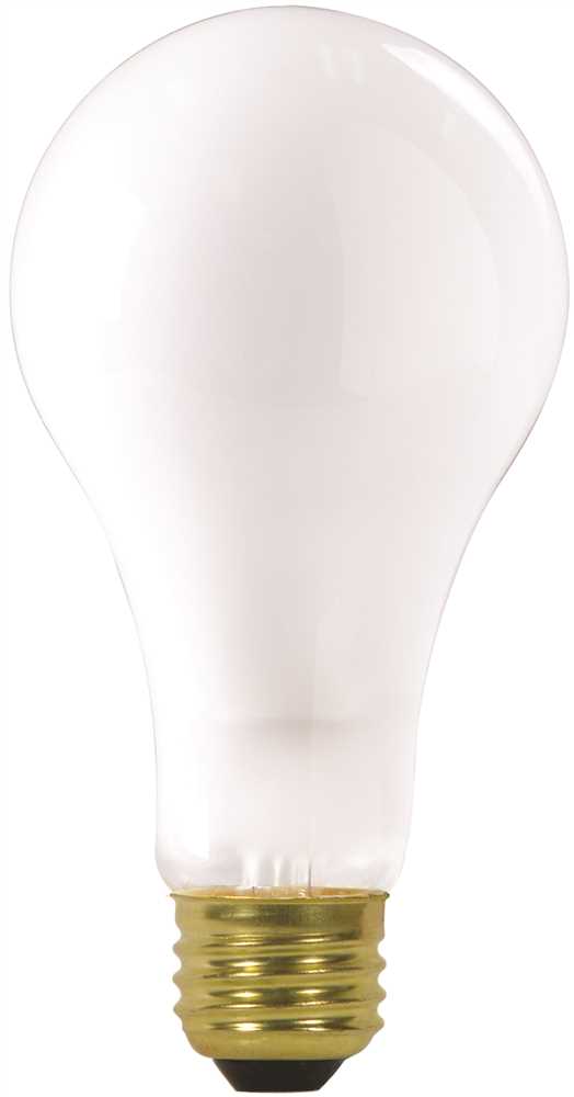 Picture of  S3957 Satco Incandescent Lamp A23 200 Watt&#44; Frost