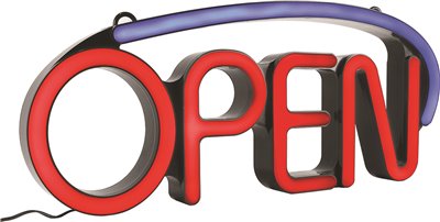 LED-OP1 Hy-Ko Led Open Sign - 22.5 x 9.5 in.