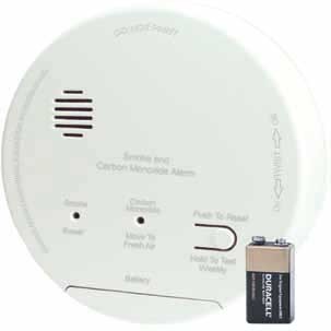 Picture of Cicso Independent GEN-GN503FF Hard Wired Smoke &amp; Carbon Monoxide Photoelectric Alarm With Backup
