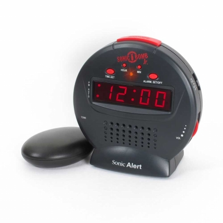 Picture of Cicso Independent SA-SBJ525SS Sonic Bomb Jr Vibrating Alarm Clock