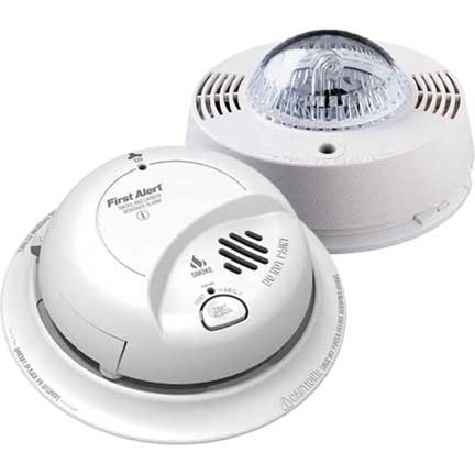 Picture of Cicso Independent HC-SMK-CO-KIT1 BRK Electronics SC9120B Hard Wired T3 Smoke-T4 Carbon Monoxide Alarm With SL177 Strobe