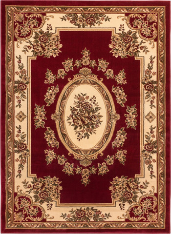 Timeless Le Petit Palais Rug, Red - 3 ft. 11 in. x 5 ft. 3 in.