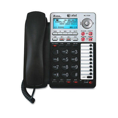 Picture of ATT-Vtech 80-7625-00 2-Line Speakerphone - Black