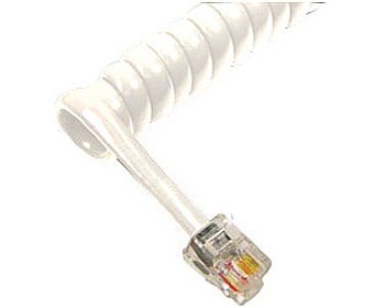 Picture of Cablesys GCHA444025FWH 25 ft. Handset Cord&#44; White