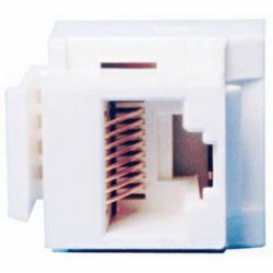 J-C5AA Plate Insert-Cat5, 8p8c, T568a, 110 - Almond