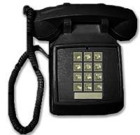 Picture of Cortelco 250000-VBA-20M Traditional Basic Desk Phone - Black