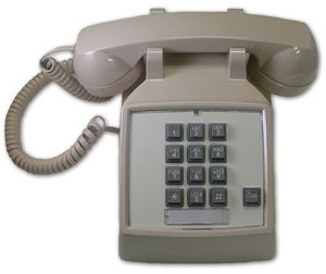 Picture of Cortelco 250044-VBA-20M Traditional Basic Desk Phone - Ash