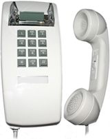 Picture of Cortelco 255415-VBA-20M Single-Line Wall Phone - White