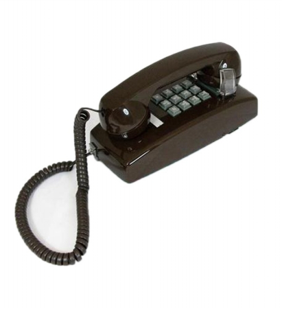 Picture of Cortelco 255445-VBA-20M Wall Phone With Volume Control - Brown