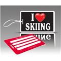 TagCrazy IHC027 iHeart Luggage Tags - I Heart Skiing - 3 Pack TagCrazy IHC027 iHeart Luggage Tags - I Heart Skiing - 3 Pack