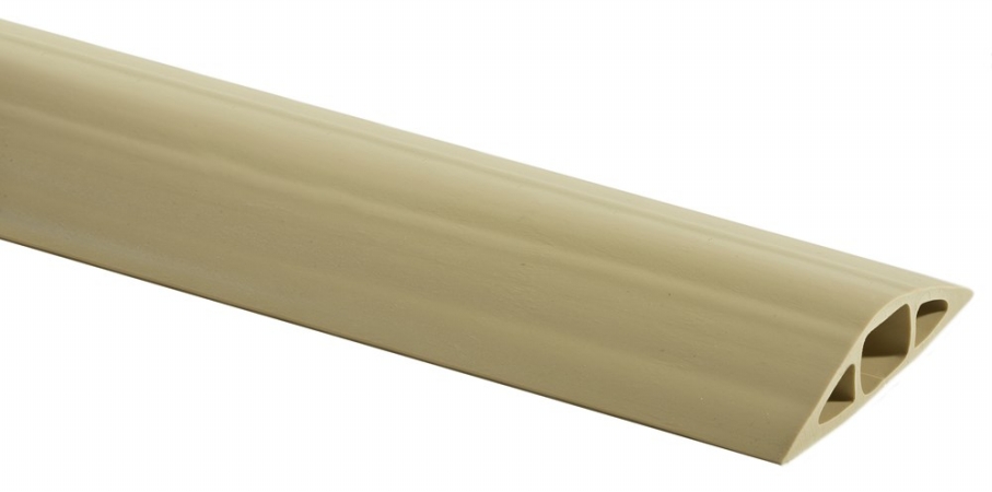 FloorTrak- Flexible Nonmetallic Cover for Cables, Beige - 25 ft.