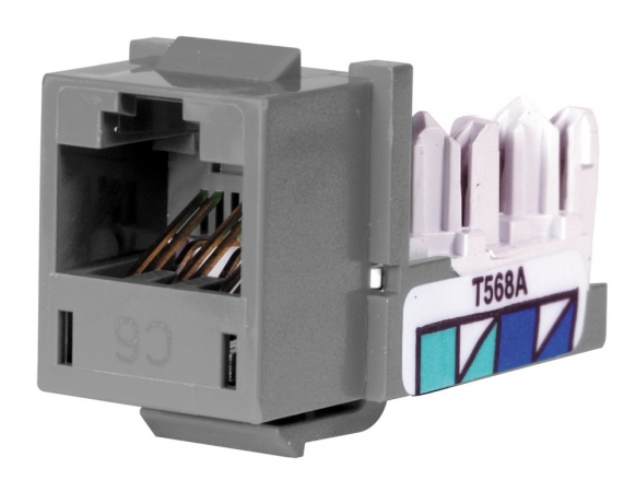 Nextspeeda Category 6 Jack Universal Gray