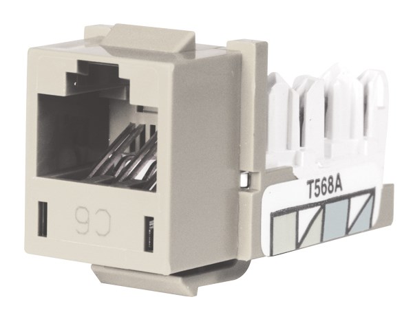 HXJ6OW Nextspeeda Category 6 Jack Universal Office White